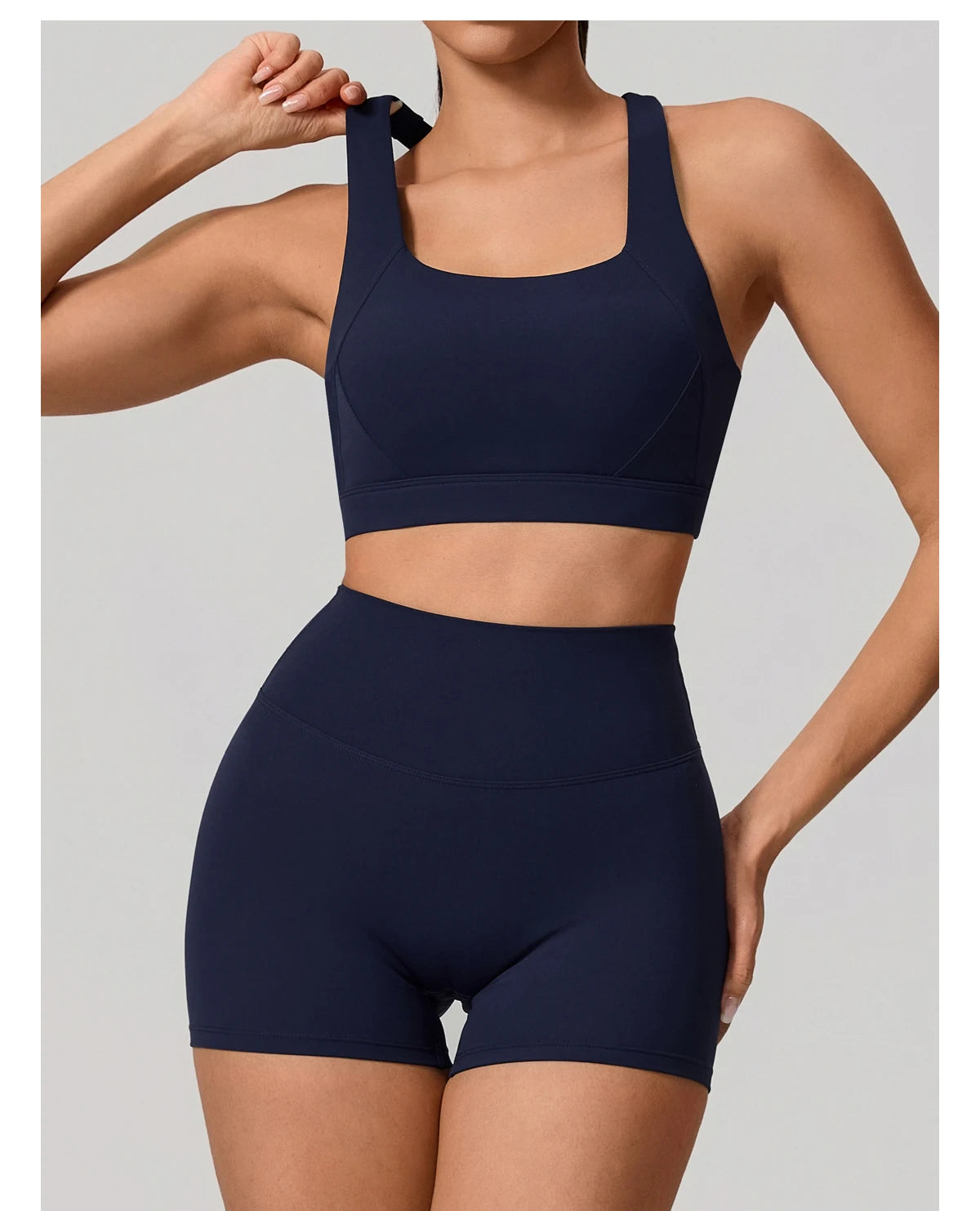 Conjunto Deportivo Mujer de Top y Leggings Sin Costuras