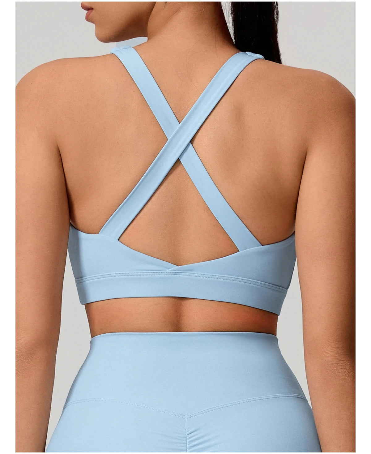 Conjunto Deportivo Mujer de Top y Leggings Sin Costuras