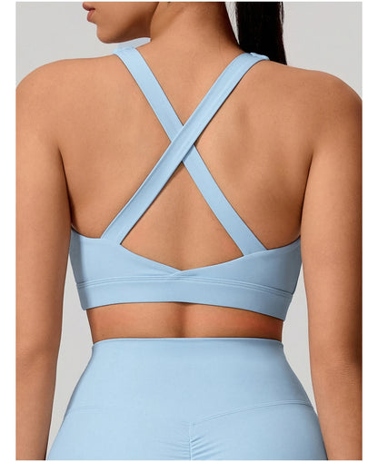 Conjunto Deportivo Mujer de Top y Leggings Sin Costuras