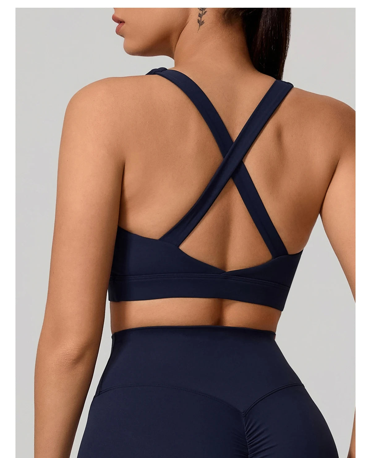 Conjunto Deportivo Mujer de Top y Leggings Sin Costuras