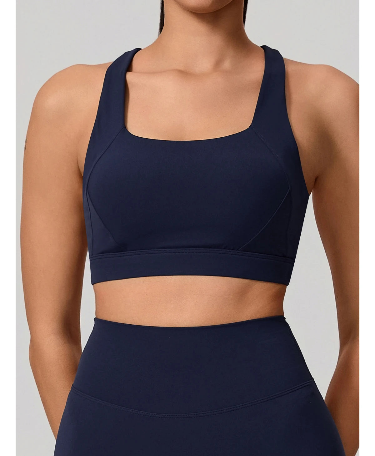 Conjunto Deportivo Mujer de Top y Leggings Sin Costuras