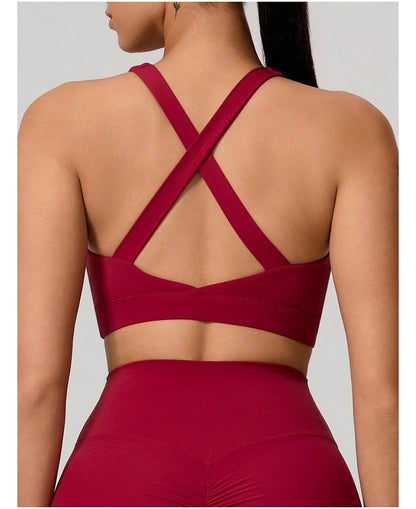 Conjunto Deportivo Mujer de Top y Leggings Sin Costuras