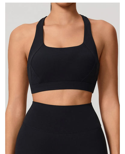 Conjunto Deportivo Mujer de Top y Leggings Sin Costuras