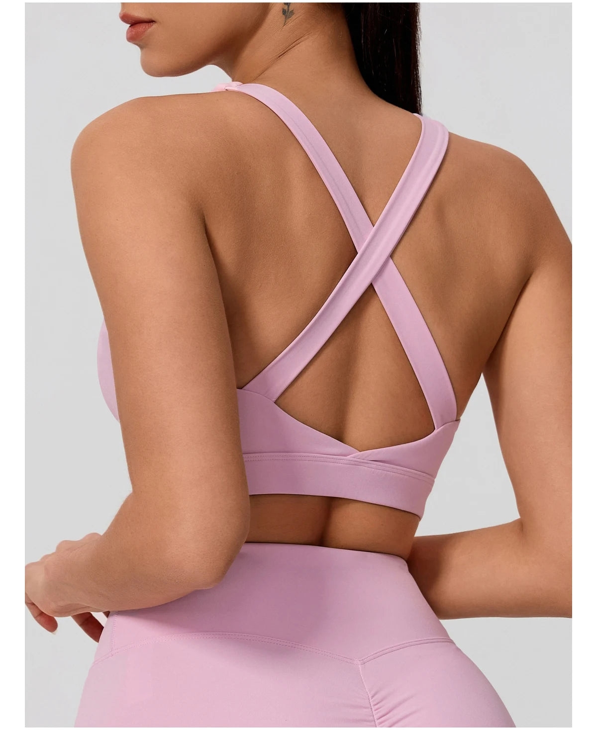 Conjunto Deportivo Mujer de Top y Leggings Sin Costuras